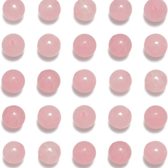 200pcs 6mm Rose Quartz Loose Beads for Jewelry Making, Natural Semi Precious Bea - Picture 1 of 8